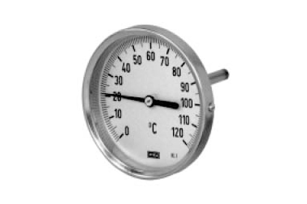 Thermomètre bimétallique équerre à cadran