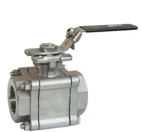 Robinet à boisseau sphérique en inox 3 pièces PN120