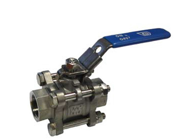 Robinet à boisseau sphérique en inox 3 pièces PN63