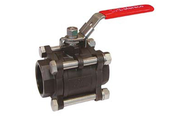 Robinet à boisseau sphérique en acier 3 pièces PN63