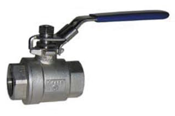 Robinet à boisseau sphérique en inox 2 pièces F/F avec embase ISO PN63