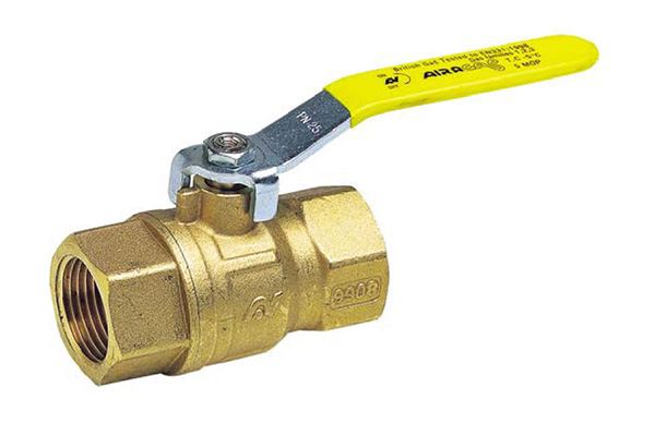 Robinet à boisseau sphérique en laiton F/F pour Gaz