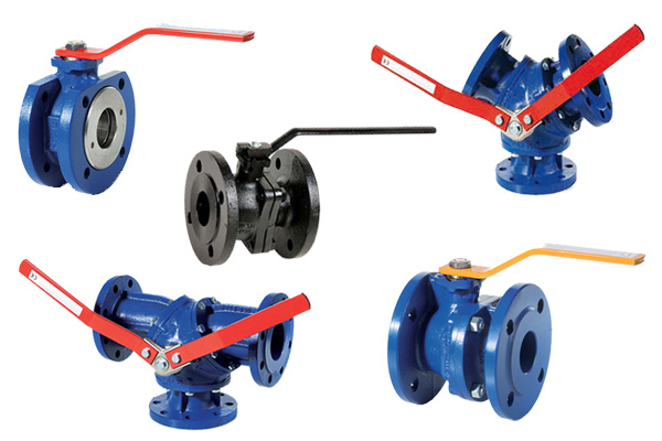 Robinets à boisseau sphérique en fonte