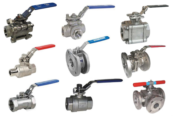 Robinets à boisseau sphérique en inox