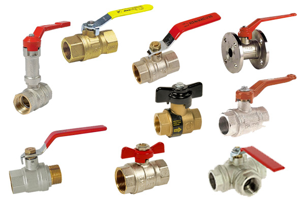 Robinets à boisseau sphérique en laiton