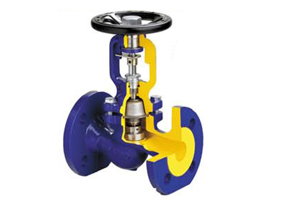 Robinet à soupape en acier à soufflet GS-C25N à brides PN40