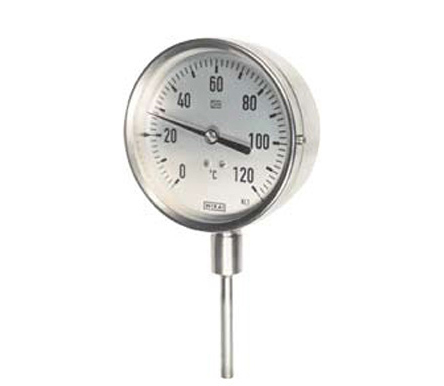 Thermomètre bimétallique vertical à cadran