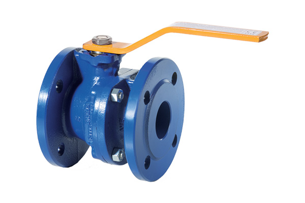 Robinet à boisseau sphérique en fonte à brides PN10/16 pour le Gaz